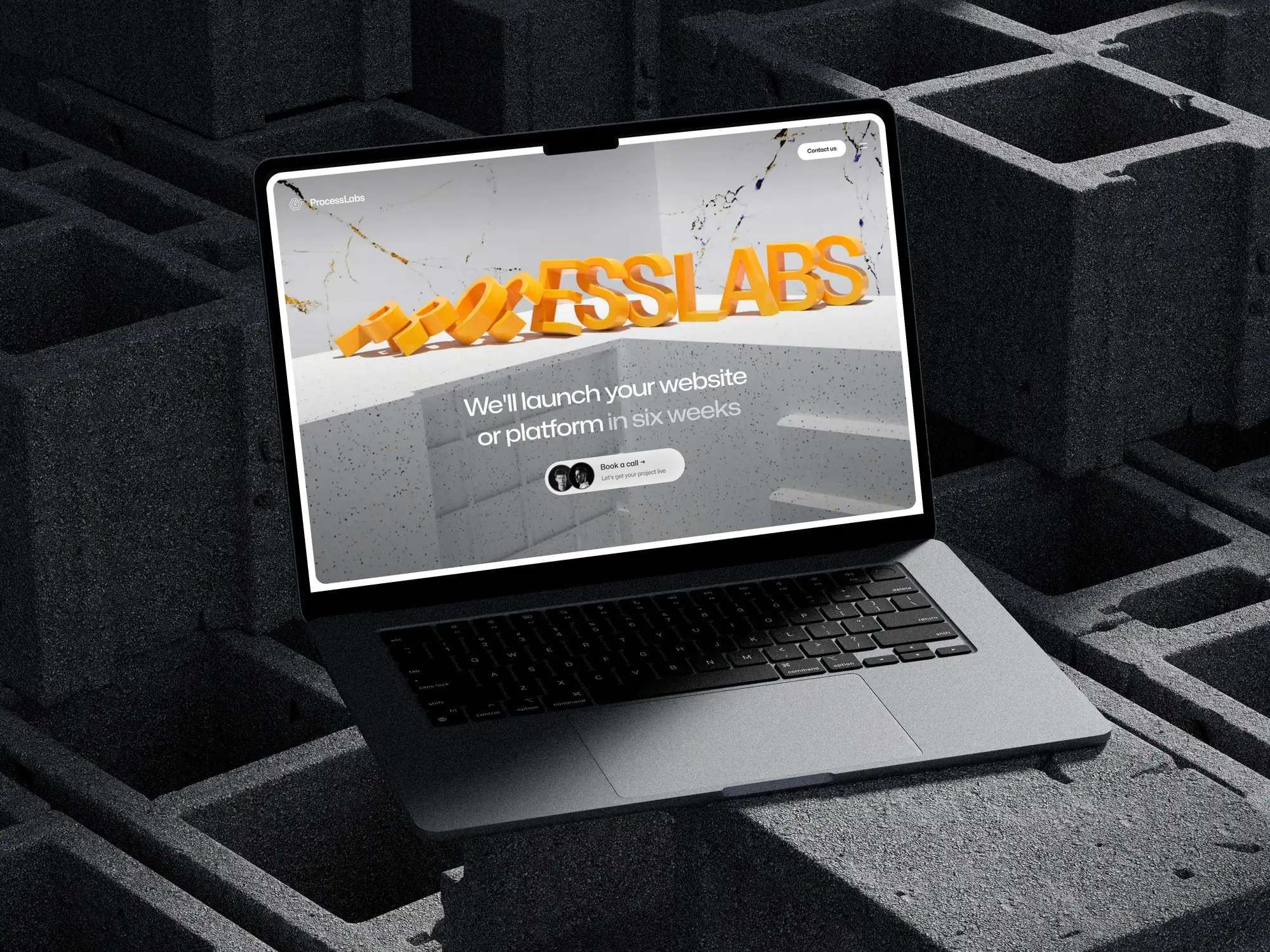 ProcessLabs — Agency website: positioning and identity, brought online.